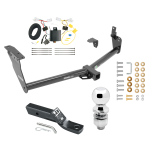 Trailer Tow Hitch For 09-13 Infiniti FX35 FX37 FX50 Complete Package w/ Wiring and 2" Ball