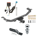 Trailer Tow Hitch For 13-18 Acura RDX Complete Package w/ Wiring and 1-7/8" Ball