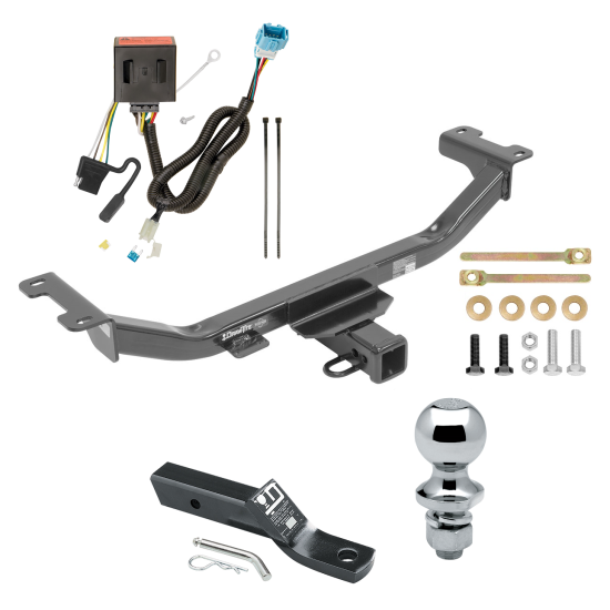 Trailer Tow Hitch For 13-18 Acura RDX Complete Package w/ Wiring and 1-7/8" Ball