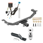 Trailer Tow Hitch For 13-18 Acura RDX Complete Package w/ Wiring and 2" Ball