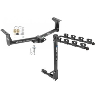 Trailer Tow Hitch w/ 4 Bike Rack For 13-16 Ford Ranger tilt away adult or child arms fold down carrier