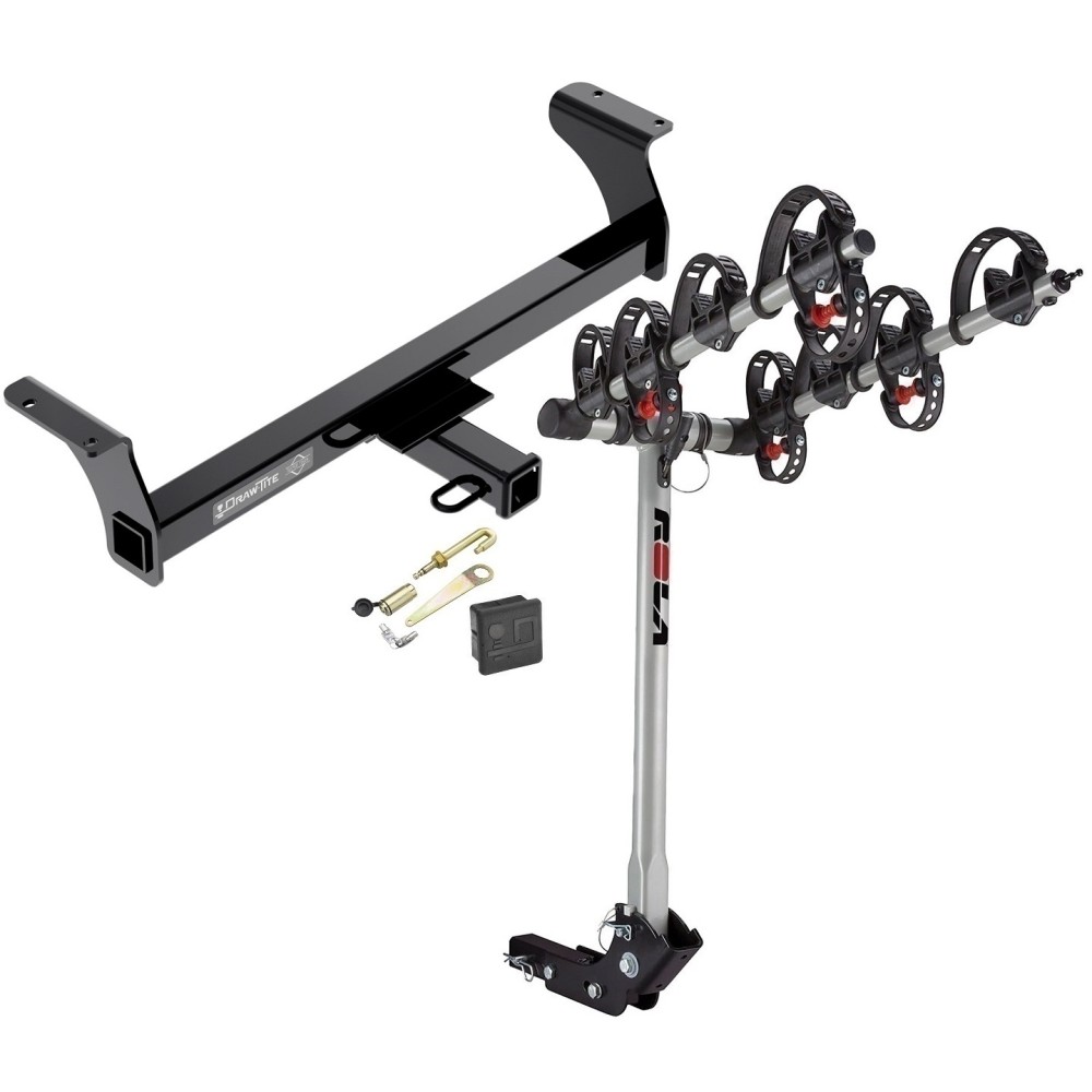 Trailer Tow Hitch For 2013 Isuzu D-Max 4 Bike Rack w/ Hitch Lock and Cover