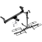 Trailer Tow Hitch For 2013 Isuzu D-Max Platform Style 2 Bike Rack w/ Anti Rattle Hitch Lock