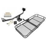 Trailer Tow Hitch For 16-21 Hyundai Tucson Basket Cargo Carrier Platform Hitch Lock and Cover