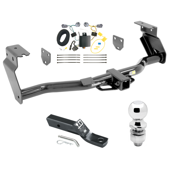 Trailer Tow Hitch For 14-18 Jeep Cherokee Trailhawk Complete Package w/ Wiring and 2" Ball