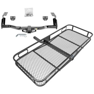 Trailer Tow Hitch For 14-18 Jeep Cherokee Trailhawk Basket Cargo Carrier Platform w/ Hitch Pin