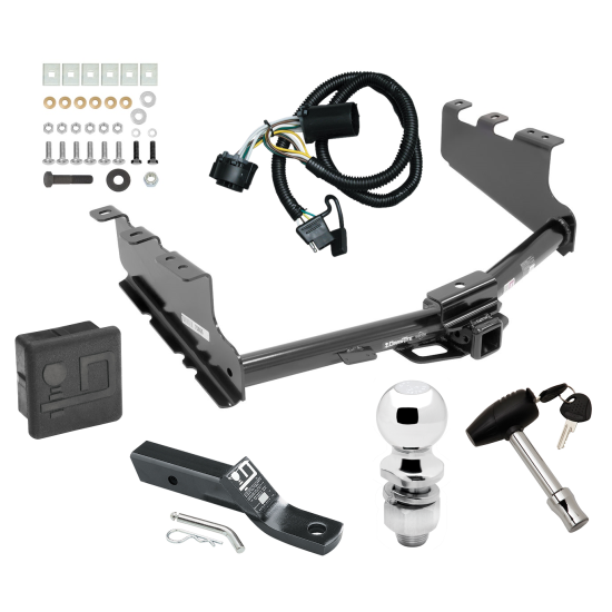 Trailer Tow Hitch For 14-19 Chevy Silverado GMC Sierra 1500 LD Deluxe Package Wiring 2" Ball and Lock