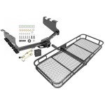 Trailer Tow Hitch For 14-19 Chevy Silerado GMC Sierra 1500 Basket Cargo Carrier Platform Hitch Lock and Cover