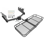 Trailer Tow Hitch For 14-19 Chevy Silerado GMC Sierra 1500 Basket Cargo Carrier Platform w/ Hitch Pin