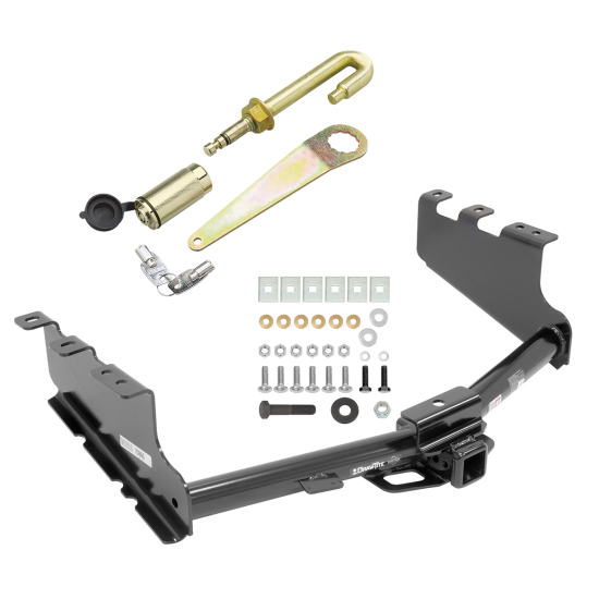 Trailer Tow Hitch For 14-19 Chevy Silerado GMC Sierra 1500 Class 3 2" Receiver New w/ J-Pin Anti-Rattle Lock