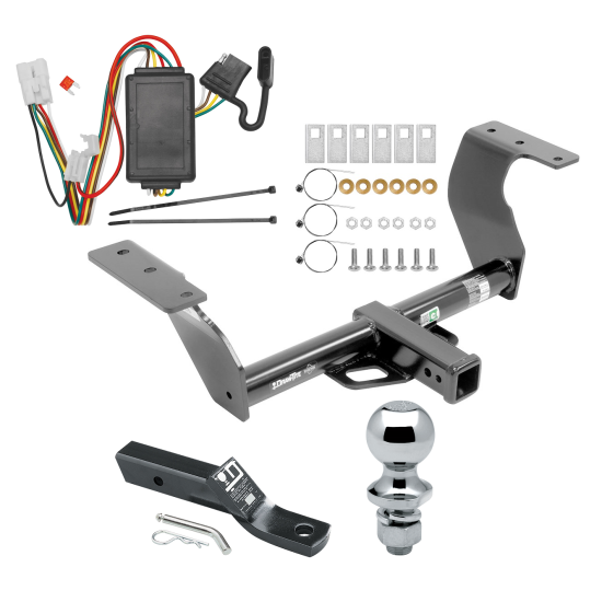 Trailer Tow Hitch For 14-18 Subaru Forester Complete Package w/ Wiring and 1-7/8" Ball