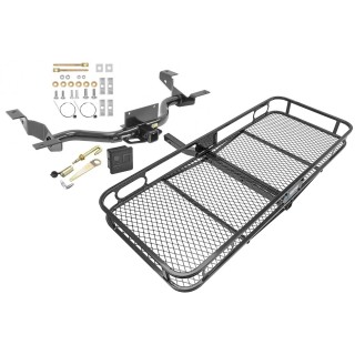 Trailer Tow Hitch For 14-24 RAM ProMaster 1500 2500 (3500 w/o Extended Body) Basket Cargo Carrier Platform Hitch Lock and Cover