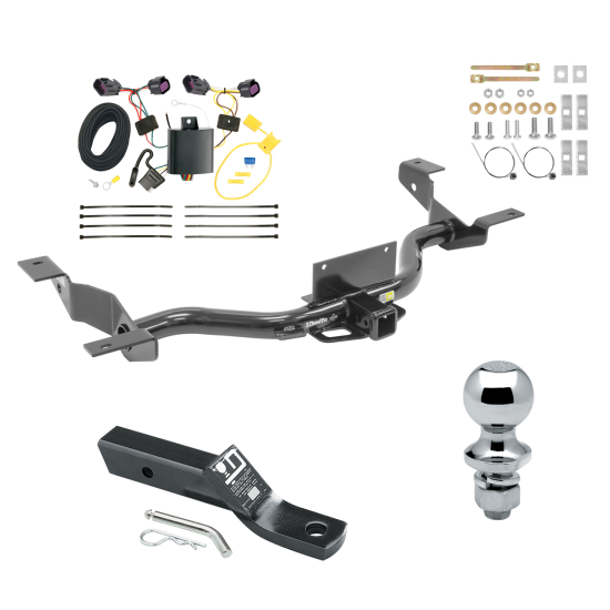 Trailer Tow Hitch For 14-24 RAM ProMaster 1500 2500 All (3500 w/o Extended Body) Complete Package w/ Wiring 1-7/8" Ball