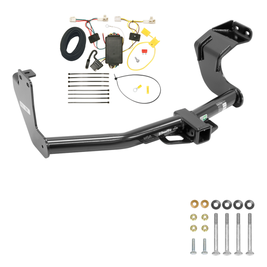 Trailer Tow Hitch For 14-21 Mitsubishi Outlander Except Sport or PHEV w/ Wiring Harness Kit