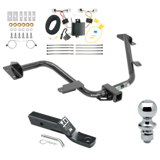 Trailer Tow Hitch For 15-18 Chevy City Express 13-22 Nissan NV200 Complete Package w/ Wiring and 1-7/8" Ball