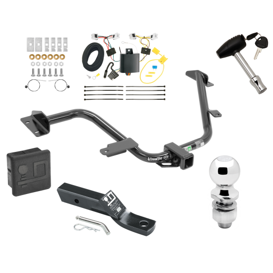 Trailer Tow Hitch For 15-18 Chevy City Express 13-22 Nissan NV200 Deluxe Package Wiring 2" Ball and Lock