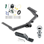 Trailer Tow Hitch For 2014 - 2022 Toyota Prado Complete Package w/ Wiring and 1-7/8" Ball