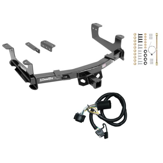 Trailer Tow Hitch For 15-19 Chevy Silverado GMC Sierra 2500HD 3500HD w/ Wiring Harness Kit