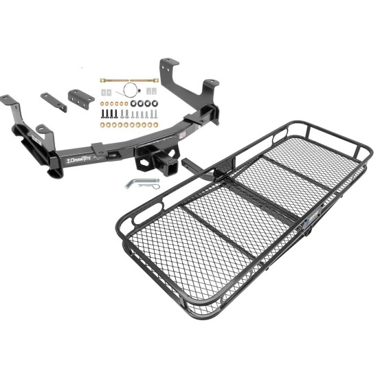 Trailer Tow Hitch For 15-19 Chevy Silverado GMC Sierra 2500HD 3500HD Basket Cargo Carrier Platform w/ Hitch Pin 