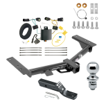 Trailer Tow Hitch For 15-23 Ford Transit 150 250 350 Complete Package w/ Wiring and 1-7/8" Ball