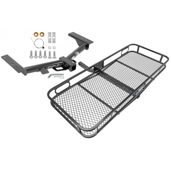 Trailer Tow Hitch For 15-23 Ford Transit 150 250 350 Basket Cargo Carrier Platform w/ Hitch Pin