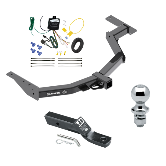Trailer Tow Hitch For 2014 Toyota Hilux SW4 Complete Package w/ Wiring and 1-7/8" Ball