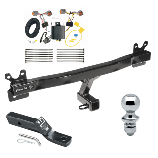 Trailer Tow Hitch For 08-16 Volvo XC70 Complete Package w/ Wiring and 1-7/8" Ball