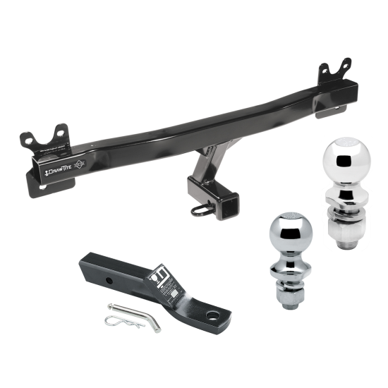 Trailer Tow Hitch For 11-18 Volvo S60 15-17 V60 08-10 V70 08-16 XC70 Receiver w/ 1-7/8" and 2" Ball