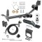 Complete Tow Package For 15-20 Ford F-150 w/ 7-Way RV Wiring Harness Kit 2" Ball and Mount Bracket 2" Receiver