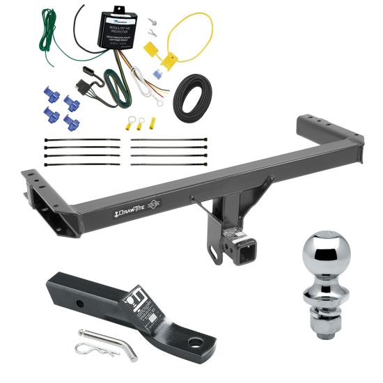 Trailer Tow Hitch For 13-17 Audi Q5 Complete Package w/ Wiring and 1-7/8" Ball