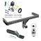 Trailer Tow Hitch For 11-12 Audi Q5 15-23 Porsche Macan Complete Package w/ Wiring and 2" Ball