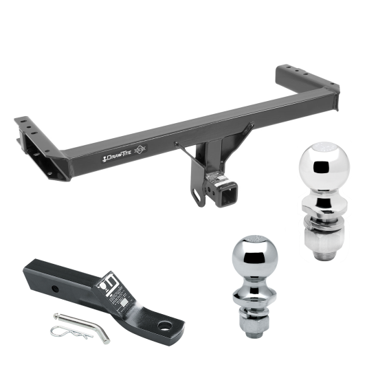 Trailer Tow Hitch For 11-17 Audi Q5 14-17 SQ5 15-23 Porshe Macan Receiver w/ 1-7/8" and 2" Ball