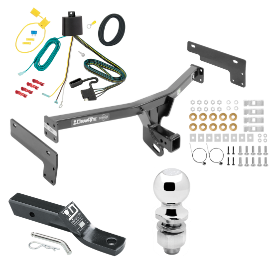 Trailer Tow Hitch For 15-17 Lincoln MKC Complete Package w/ Wiring and 2" Ball