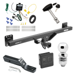 Trailer Tow Hitch For 07-16 Audi Q7 11-18 Porsche Cayenne Deluxe Package Wiring 2" Ball and Lock