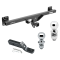 Trailer Tow Hitch For 11-17 VW Touareg 11-18 Porshe Cayenne 07-16 Audi Q7 Receiver w/ 1-7/8" and 2" Ball