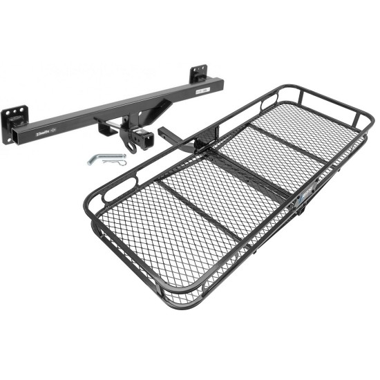 Trailer Tow Hitch For 11-17 VW Touareg 11-18 Porshe Cayenne 07-16 Audi Q7 Basket Cargo Carrier Platform w/ Hitch Pin