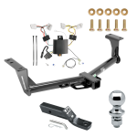 Trailer Tow Hitch For 15-24 Nissan Murano Complete Package w/ Wiring and 1-7/8" Ball