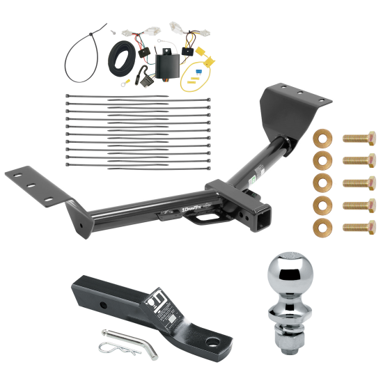 Trailer Tow Hitch For 15-21 Lexus NX200t 08-21 NX300 17 NX Turbo Complete Package w/ Wiring and 1-7/8" Ball