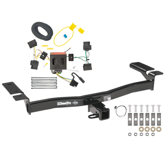 Trailer Tow Hitch For 07-10 Lincoln MKX Ford Edge Except Sport w/ Wiring Harness Kit