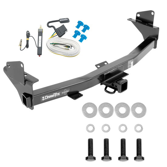 Trailer Tow Hitch For 15-22 Chevy Colorado GMC Canyon w/ Wiring Harness Kit