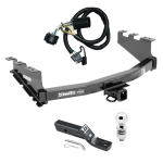 Trailer Tow Hitch For 14-18 Chevy Silverado GMC Sierra 2019 Old Body Complete Package w/ Wiring and 2" Ball