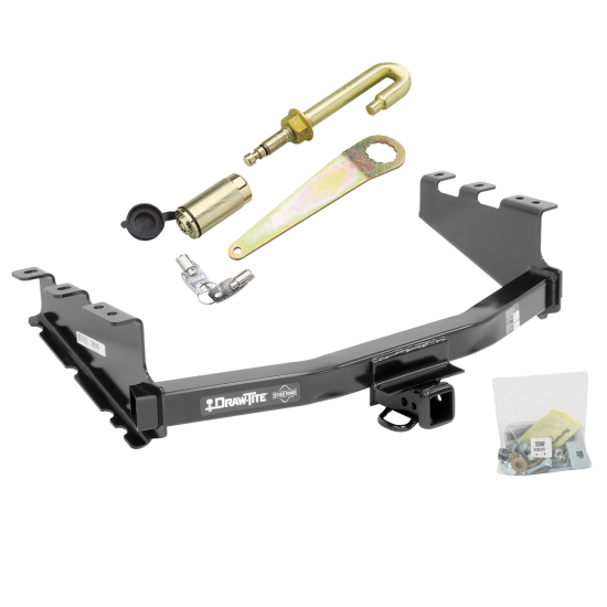 Trailer Tow Hitch For 14-18 Chevy Silverado GMC Sierra 2019 Legacy and Limited w/ J-Pin Anti-Rattle Lock