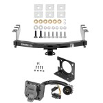 Class 4 Trailer Hitch w/ Wiring Kit For 14-18 Chevy Silverado GMC Sierra 2019 Legacy and Limited 7-Way Pin Blade RV 4-Flat Plug Harness Light w/ Bracket