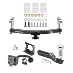 Trailer Hitch Package w/ Wiring For 14-18 Chevy Silverado GMC Sierra 2019 Legacy and Limited w/ 2-5/16" Ball 2" Drop Mount 7-Way Pin Blade RV Class 4