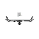 Trailer Tow Hitch w/ 4 Bike Rack For 16-24 BMW X1 tilt away adult or child arms fold down carrier