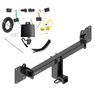 Trailer Tow Hitch For 17-24 Jaguar F-Pace w/ Wiring Harness Kit