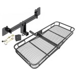 Trailer Tow Hitch For 17-24 Jaguar F-Pace Basket Cargo Carrier Platform Hitch Lock and Cover