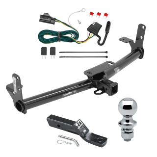 Trailer Tow Hitch For 07-09 Chevy Equinox Pontiac Torrent Complete Package w/ Wiring and 1-7/8" Ball