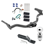 Trailer Tow Hitch For 13-21 Nissan Pathfinder 14-21 Infiniti QX60 Complete Package w/ Wiring and 2" Ball