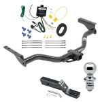 Trailer Tow Hitch For 2013 Infiniti JX35 Complete Package w/ Wiring and 1-7/8" Ball